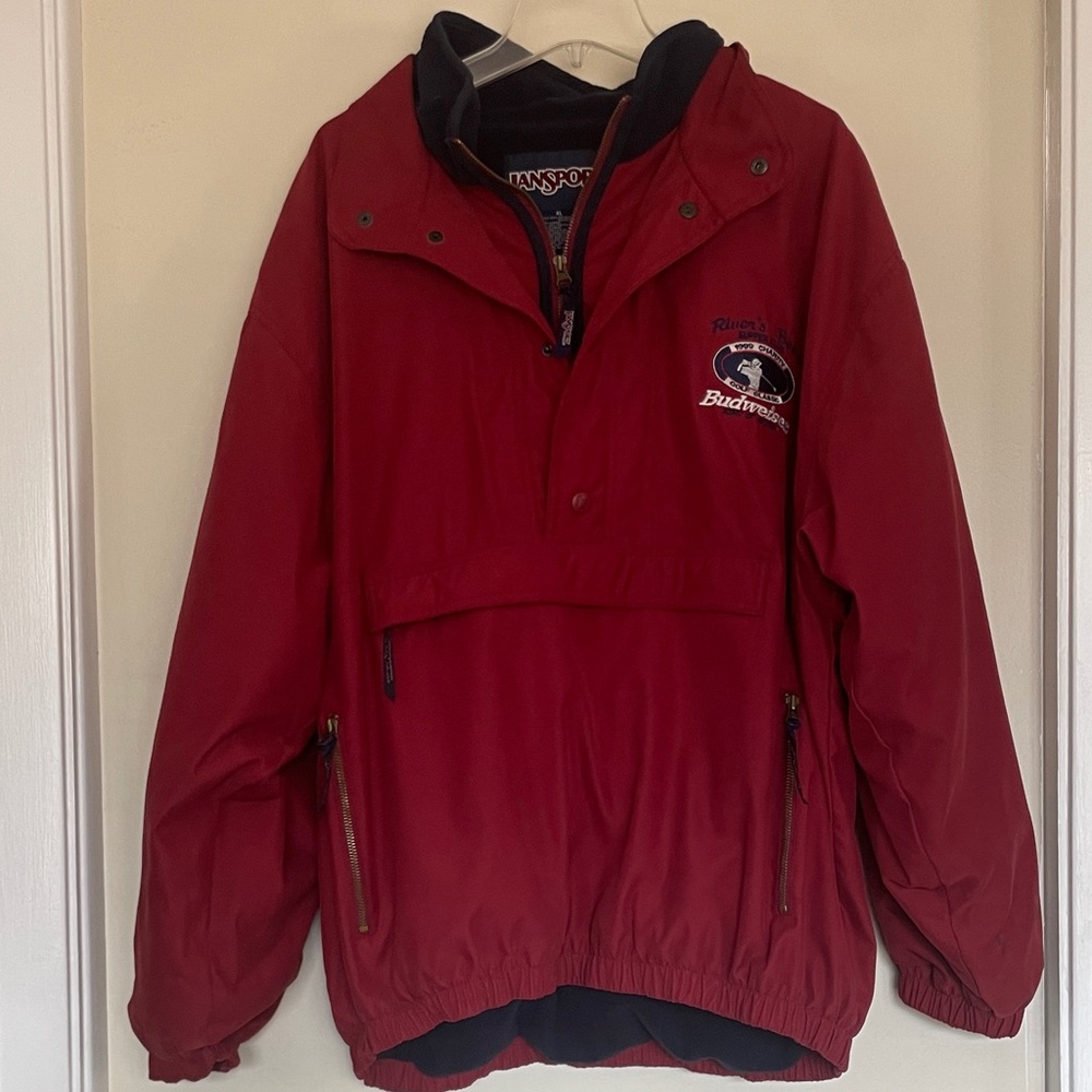 Jansport Red Performance Jacket with Black Trim